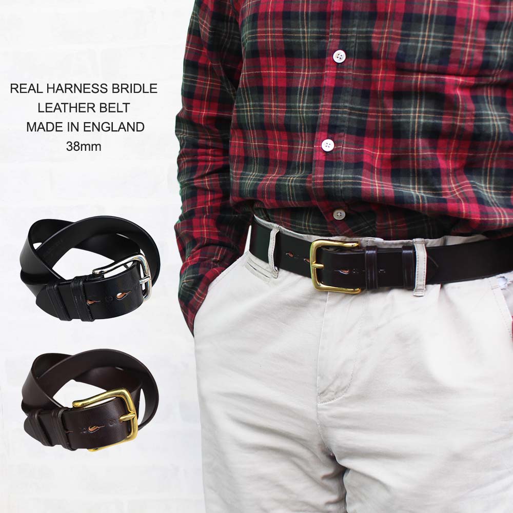 楽天市場】REAL HARNESS リアルハーネス BRIDLE LEATHER BELT MADE IN