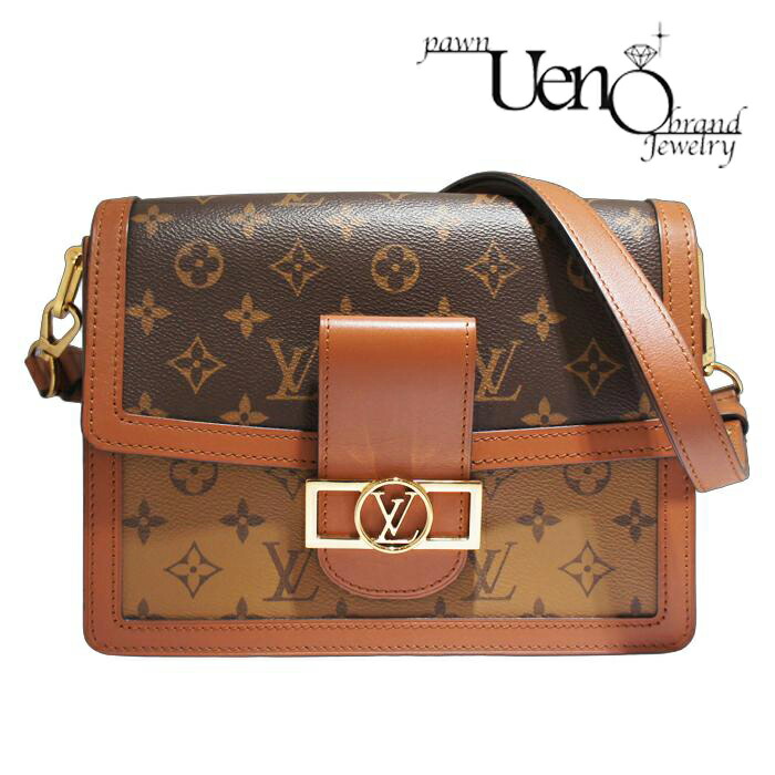 【中古】 LOUISVUITTON ルイ・ヴィトン モノグラム・リバース ドーフィーヌMM ２WAY M44391 ※チェーン店肩部欠品 【一六銀行】 【質ウエノ】