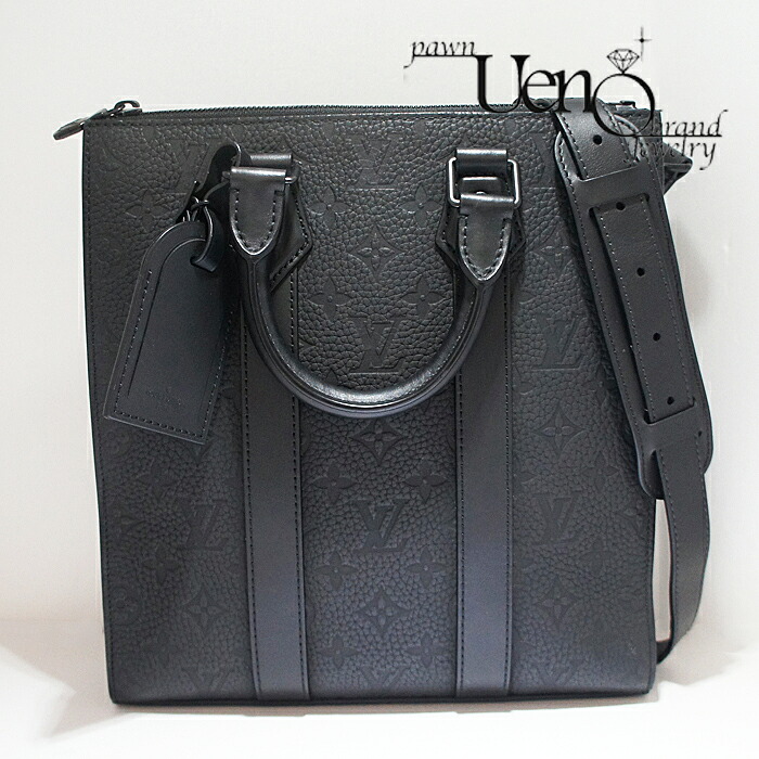 【中古】 LOUISVUITTON ルイ・ヴィトン モノグラム・トリヨン サックプラ・クロス （ノワール） M21884 ストラップ付 ２WAY 【一六銀行】 【質ウエノ】