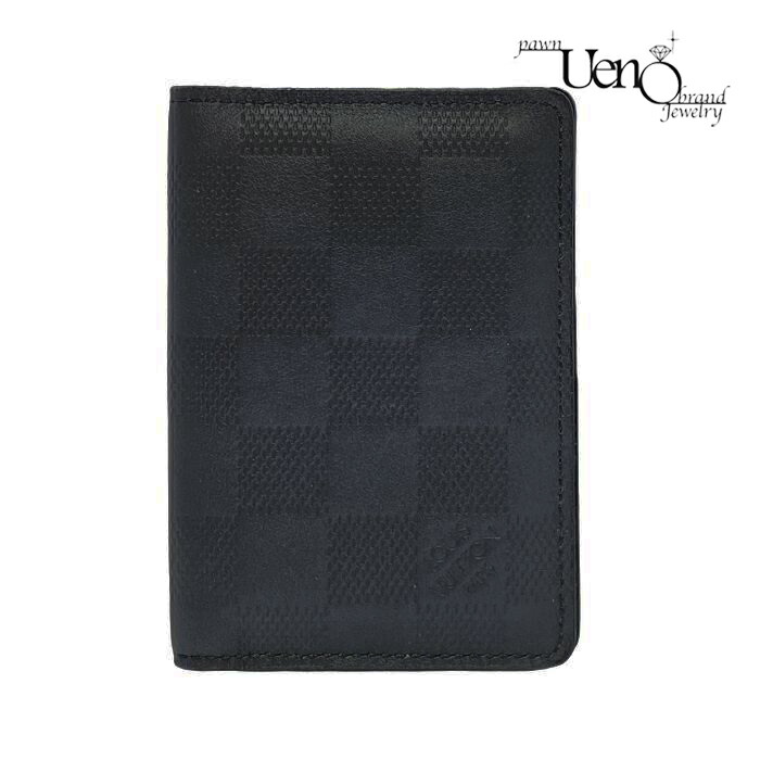 【中古】LOUIS VUITTON ルイ・ヴィトン ダミエ・アンフィニ カードケース オーガナイザー・ドゥポッシュ【質屋】【質ウエノ】