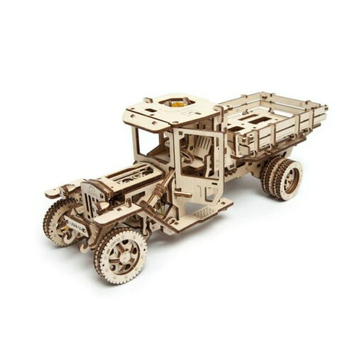 【公式】Ugears ユーギアーズ トラック 70015 Truck UGM-11 木のおもちゃ 3D立体 パズル 知育 ウッドパズル 工作キット 木製 模型 キット 3Dパズル 冬休み 小学生 宿題