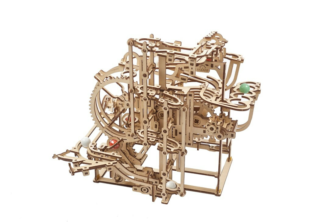 Ugears ユーギアーズ マーブルランチェーンホイスト 70156 Marble Run