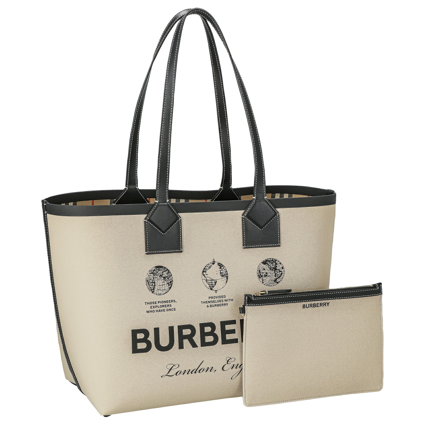 Burberry (トートバッグ) BURBERRY バーバリー トートバッグ メンズ レディース 縦型 2way