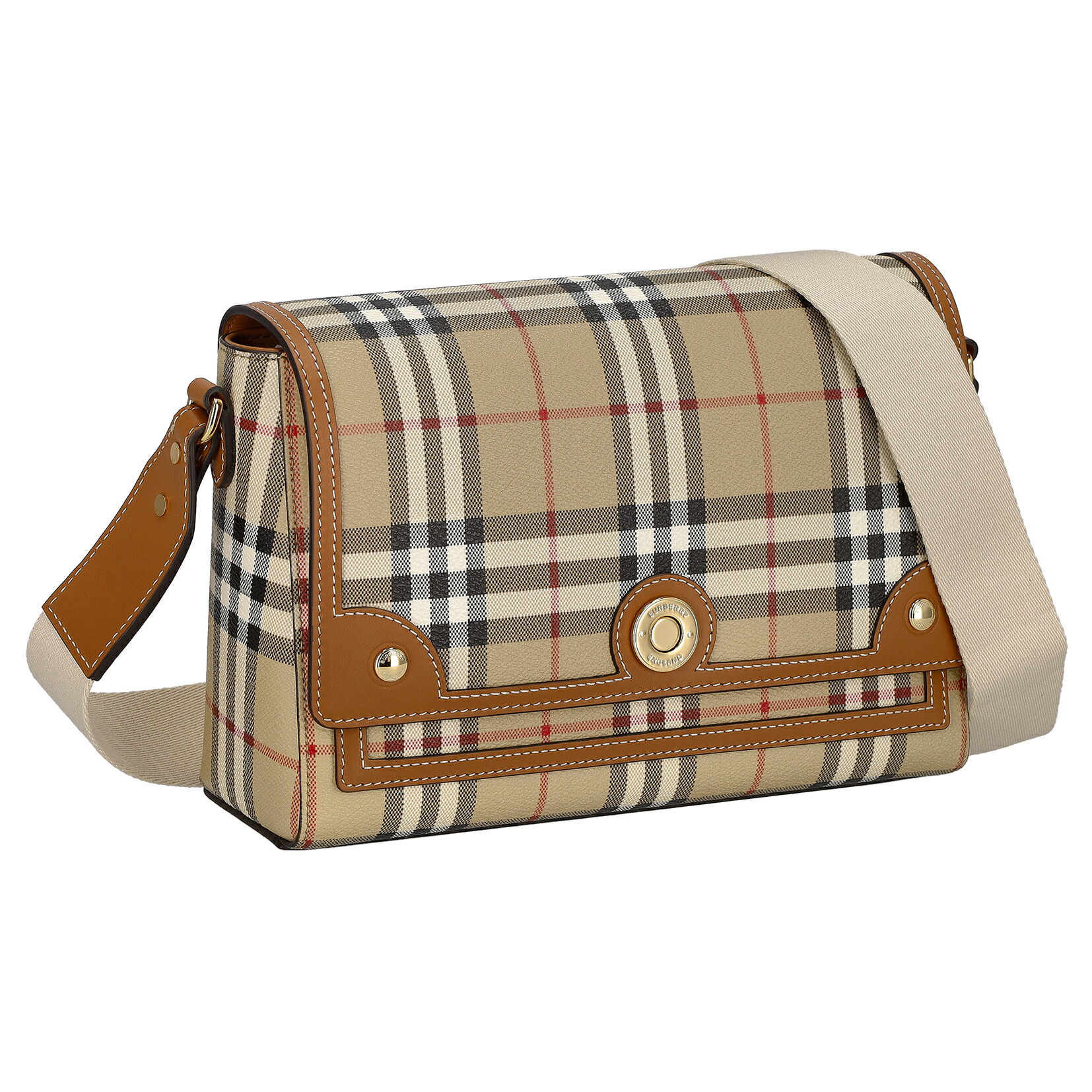 Burberry バッグ BURBERRY Suede Watersnake Print Small Madison Buckle Bag