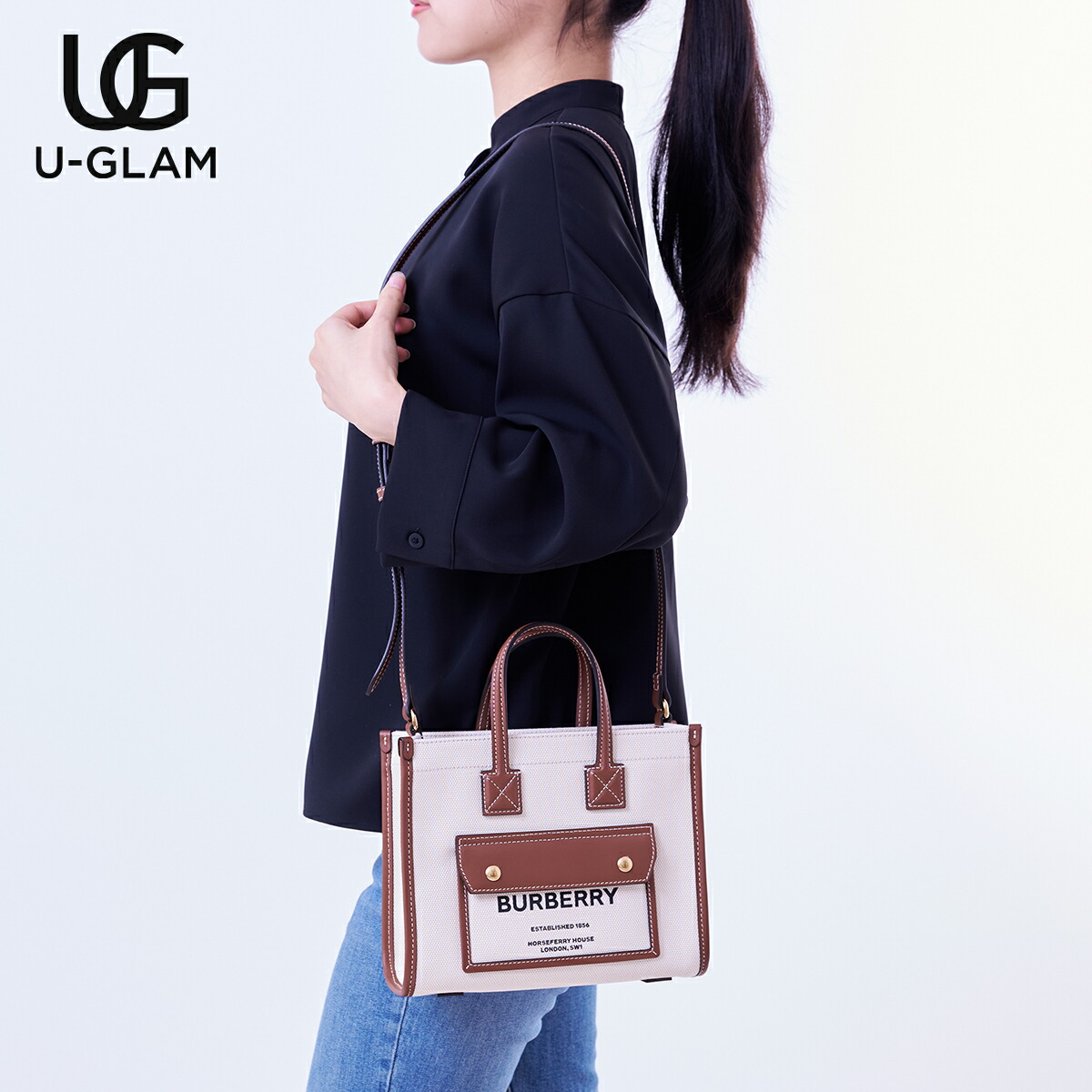 楽天市場】BURBERRY バーバリー 8024294 スモール モノグラム