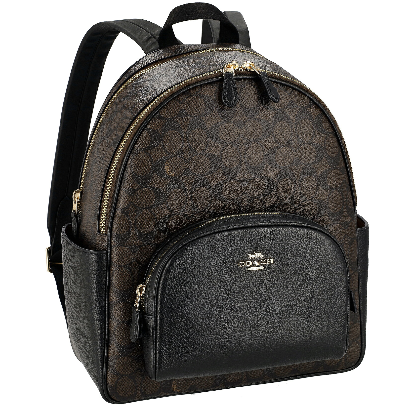 極美品　コーチ　COACH　リュック　レザー　ブラック　バックパック チャーリー コーチ COACH チャーリーミディアム リュック （ブラック） -靴