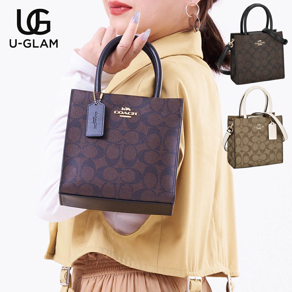 楽天市場】COACH コーチ バッグ ハンドバッグ 5692 レディース MINI