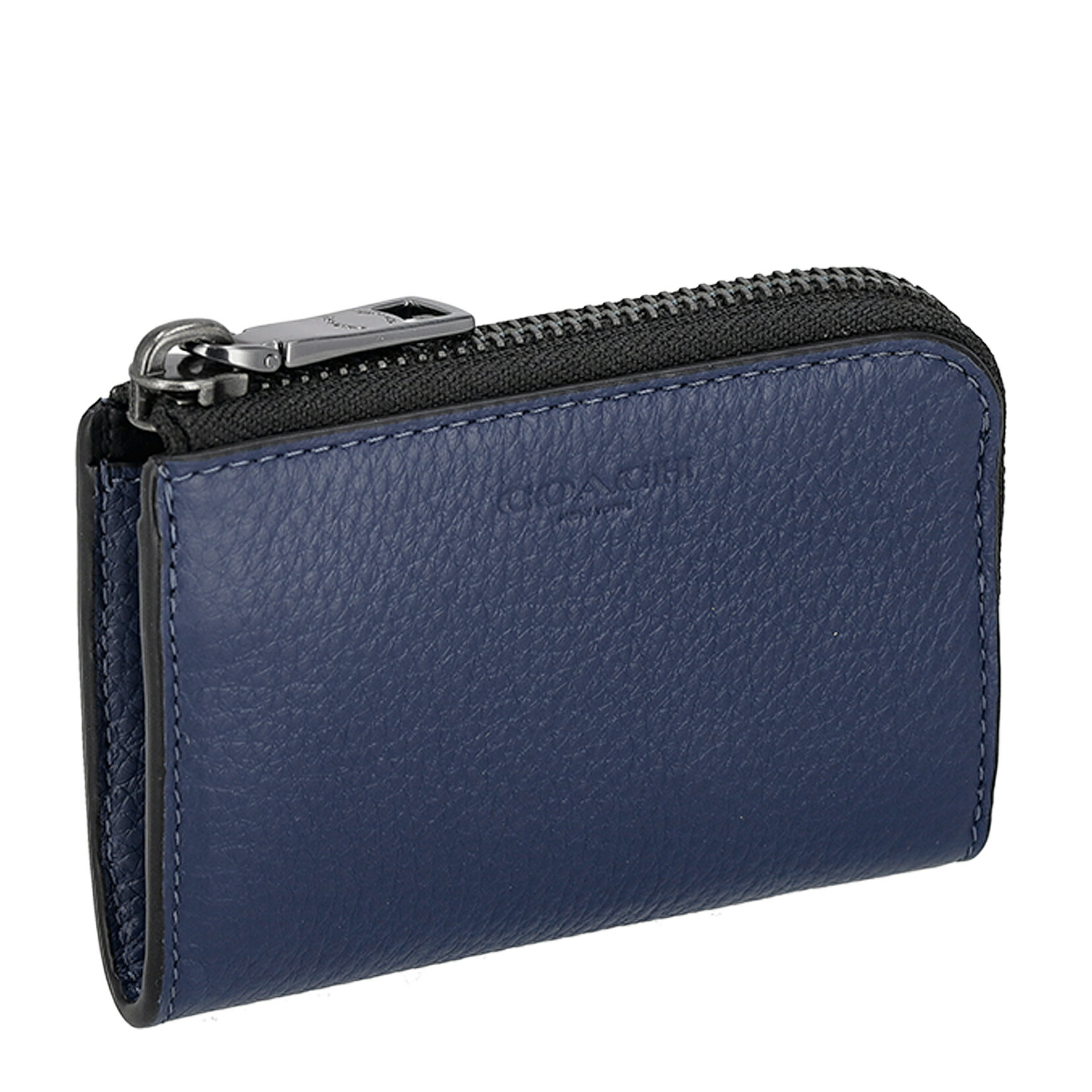楽天市場】コーチ COACH Lジップ カー キー ケース ぺブルレザー