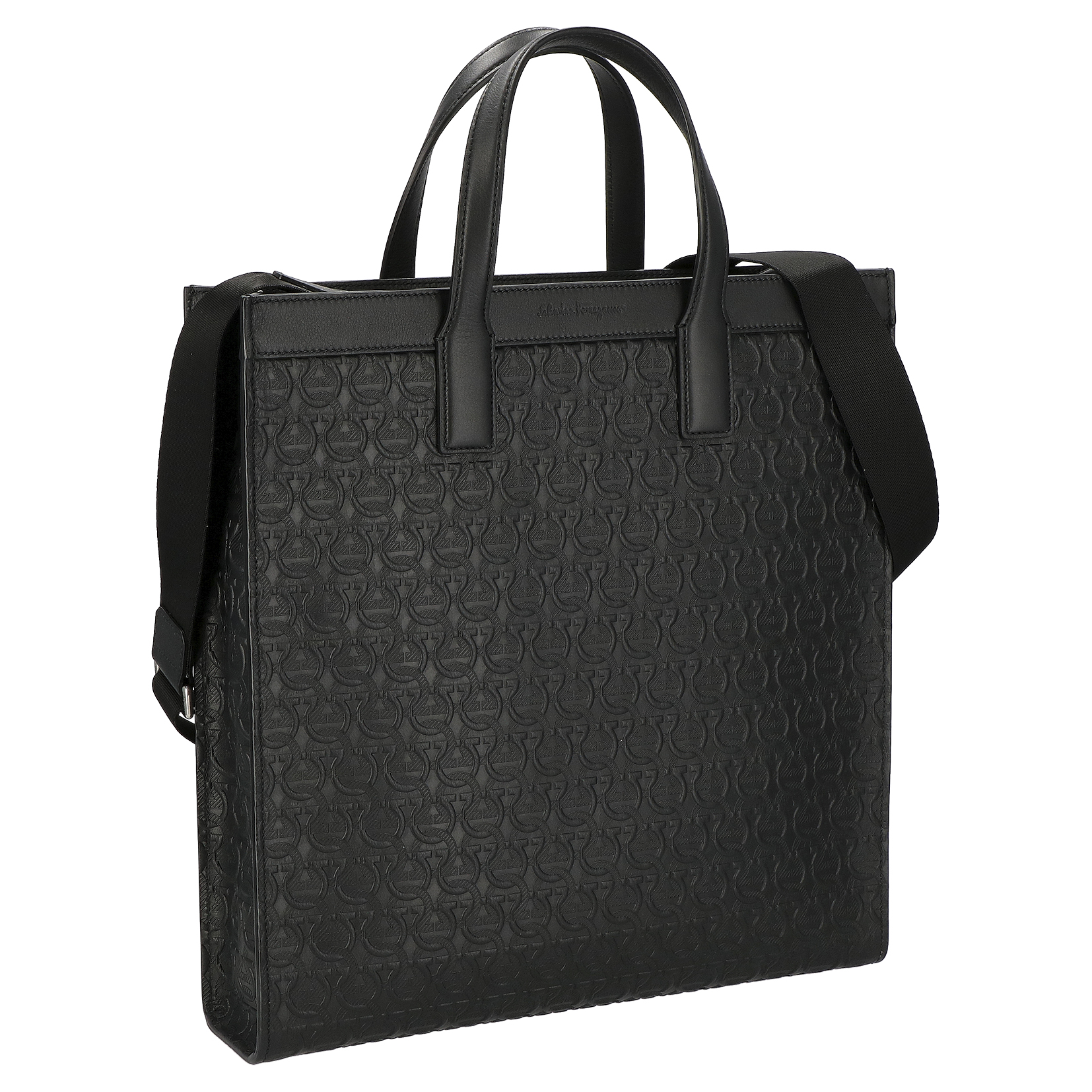 直営店☆Ferragamo☆お洒落度UP♪TRIFOLIO レザー トートバッグ トートバッグ（ラージ） - メンズ | Ferragamo