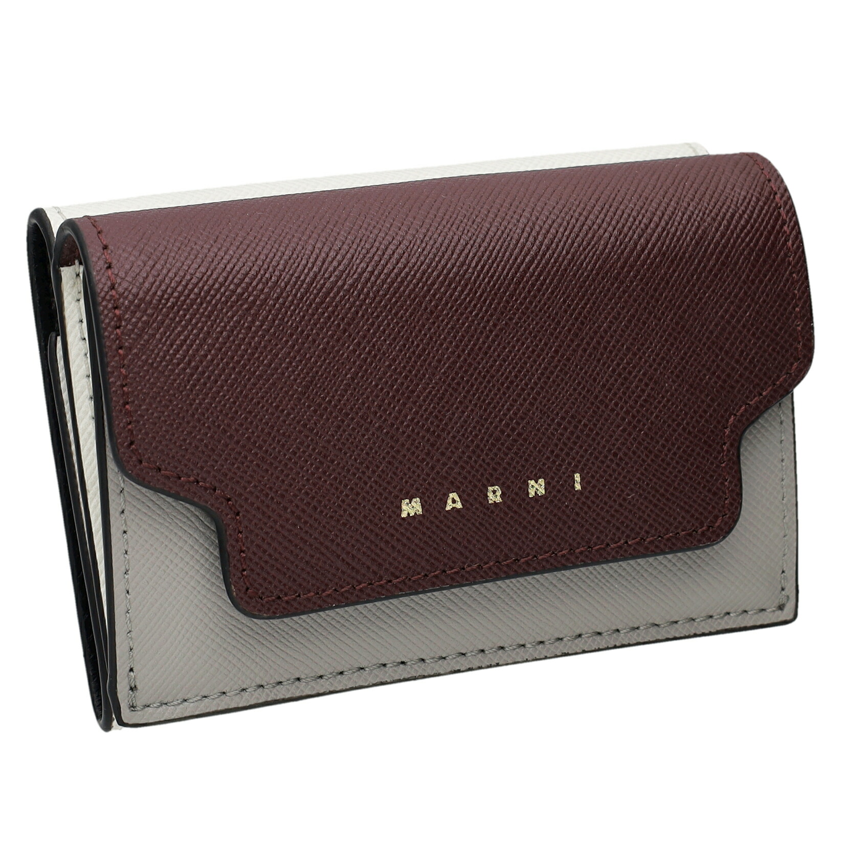 MARNI☆レディース 折りたたみ財布_PFMOQ09U07 LV520 Z360N 楽天市場】マルニ 二つ折り財布 ホック式小銭入れ PFMOQ14ULP
