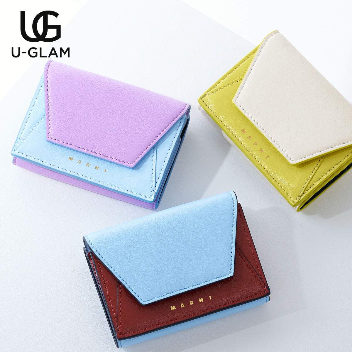 ののこ様用　　　　MARNI マルニ 三つ折り財布PFMOW02U07 楽天市場】MARNI マルニ PFMOW02U07 LV520 レディース
