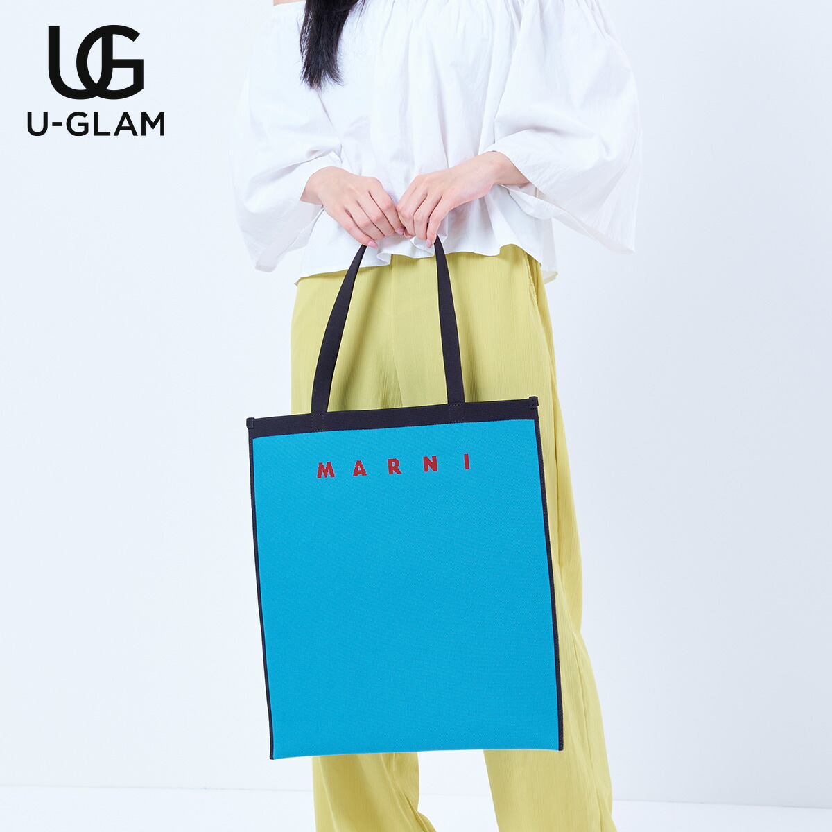 新色 MARNI マルニ トートバッグ 楽天市場】MARNI マルニ SHMQ0010A0 P3572 PVC バイカラー