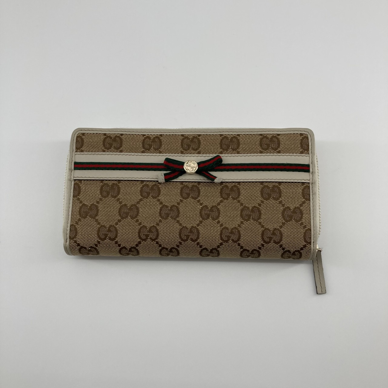 【中古】 GUCCI(グッチ) メイフェア GGキャンバス 長財布 ベージュ|U-GLAM(ユーグラム)