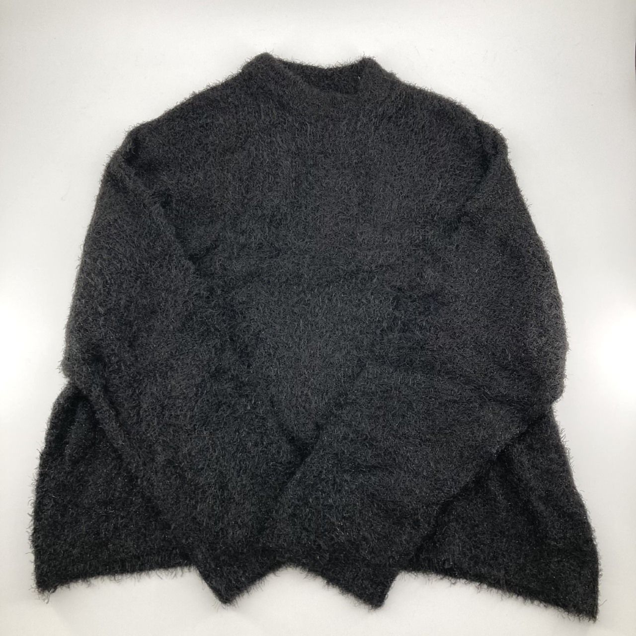 【新品未使用】SAINT MICHAEL(セントマイケル) CRW NECK KNIT GLITTER BLACK 25AW M ニット ブラック|U-GLAM(ユーグラム)
