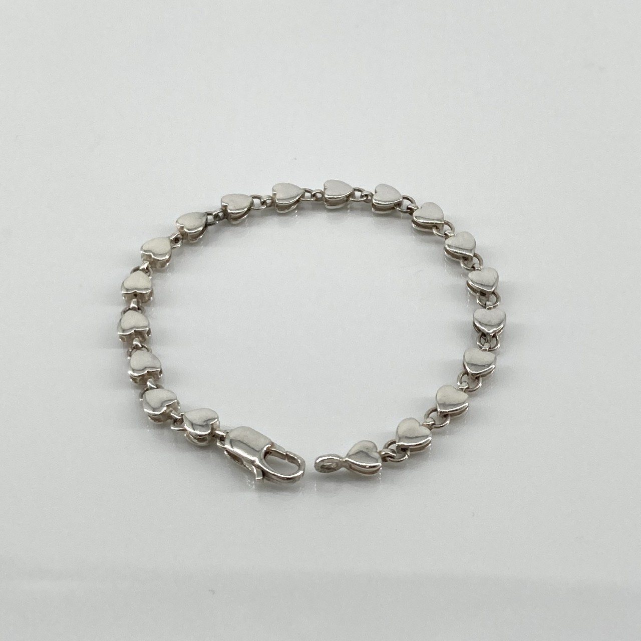 【中古】 TIFFANY&Co.（ティファニー） パフハート Ag925 ブレスレット 7.11g シルバー｜U-GLAM（ユーグラム） 17,666円