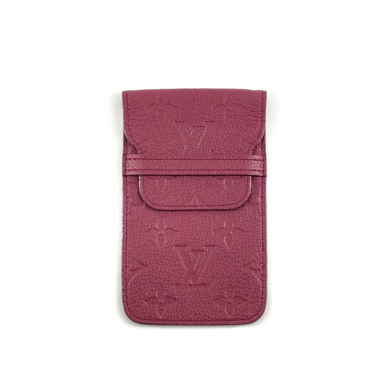 【中古】LOUIS VUITTON（ルイ・ヴィトン） モノグラム アンプラント マルチケース M60375 携帯ケース ワインレッド｜U-GLAM（ユーグラム） 12,870円