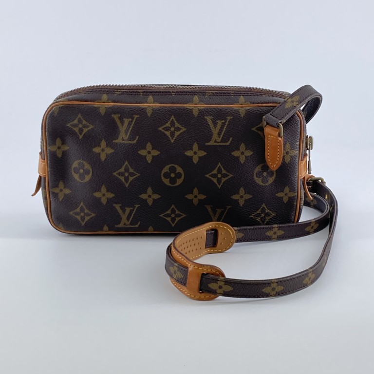 【8%OFFクーポン】【中古】LOUIS VUITTON（ルイ・ヴィトン）　モノグラム　ポシェットマルリーバンドリエール　M51828　ショルダーバッグ　ブラウン｜U-GLAM（ユーグラム）