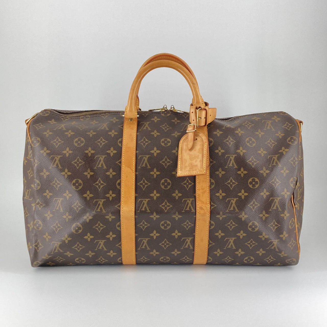 【中古】LOUIS VUITTON(ルイ・ヴィトン) キーポル バンドリエール 50 M41416 ボストンバッグ ブラウン|U-GLAM(ユーグラム)