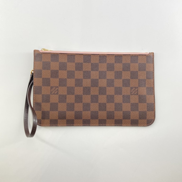 【中古】LOUIS VUITTON(ルイ・ヴィトン) ダミエ ネヴァーフル用ポーチ バッグインバッグ 付属品 ポーチ ブラウン|U-GLAM(ユーグラム)