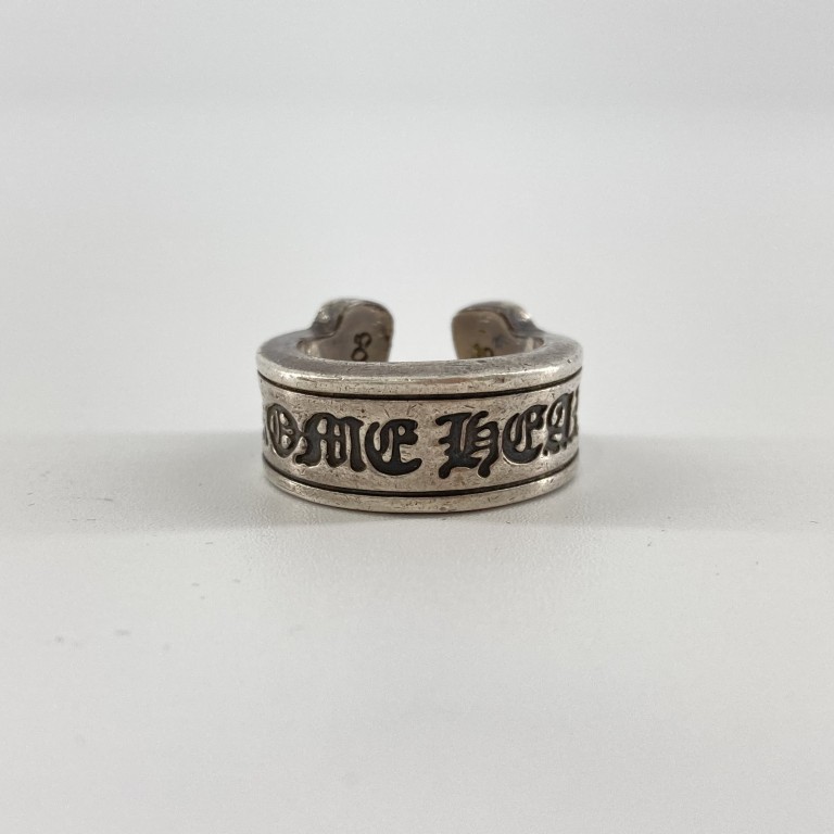 【8%OFFクーポン配布中】【中古】CHROME HEARTS（クロムハーツ） LG　スクロールラベル SV925 リング・指輪｜U-GLAM（ユーグラム）