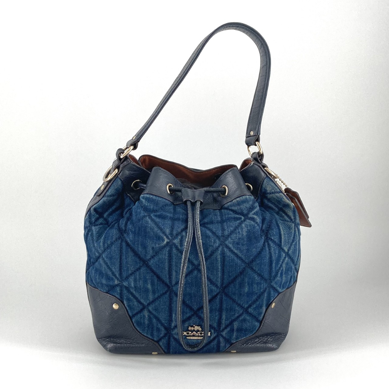 【中古】COACH(コーチ) F37242 ショルダーバッグ デニム|U-GLAM(ユーグラム)