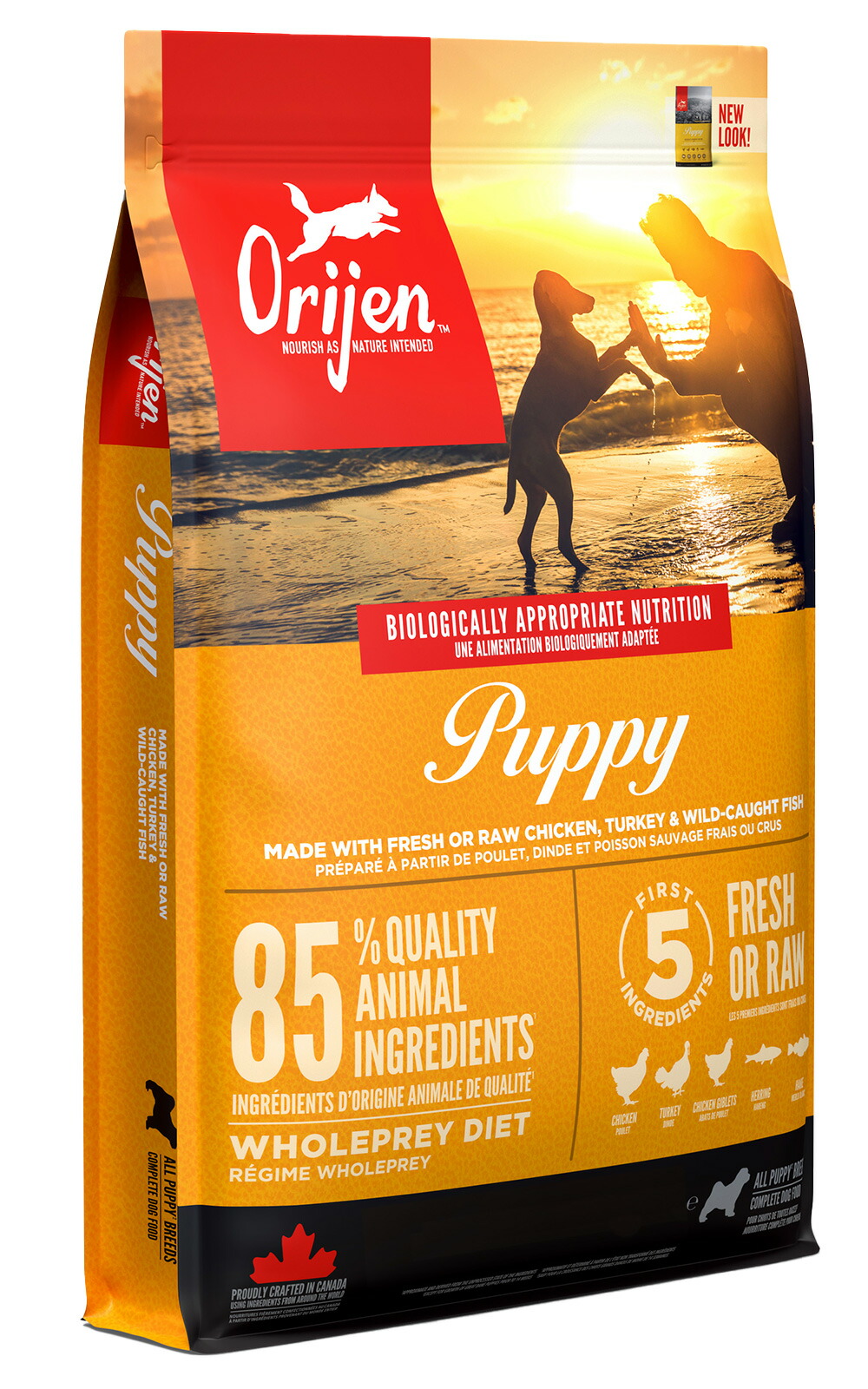 開びゃく orijen パピー 11.4kg 置き目品 ドッグフード