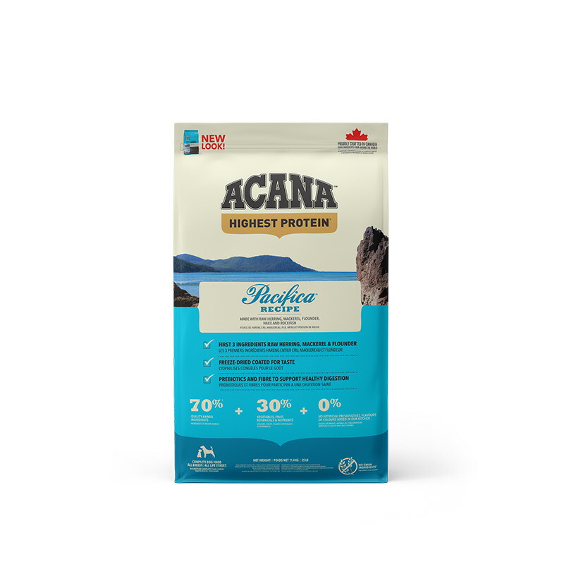 アカナ acana ハイエストプロテイン パシフィカドッグ レシピ 11.4kg 正規品 ドッグフード｜UGペット 店