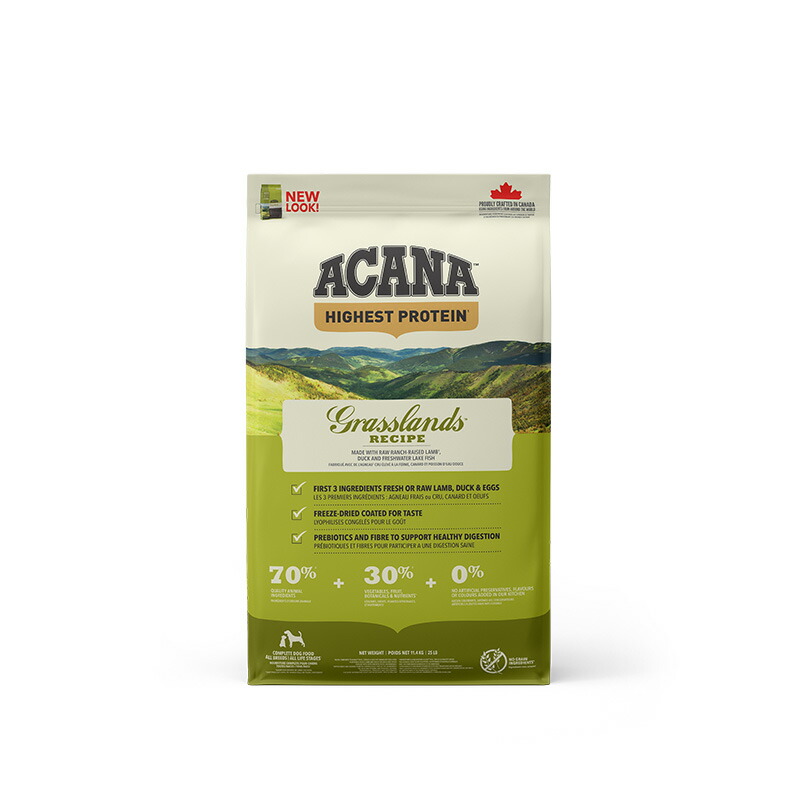 アカナ acana ハイエストプロテイン 水呑み地べた 11.4kg 置き目品 ドッグフード