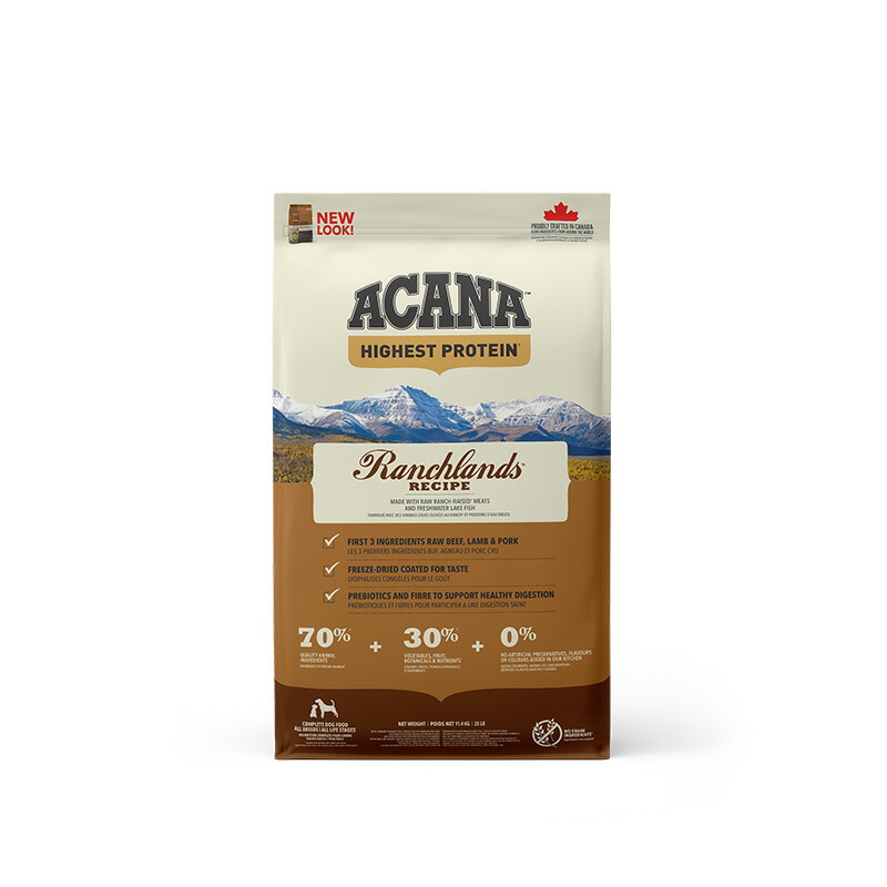 アカナ acana ハイエストプロテイン ランチランド レシピ 11.4kg 正規品 ドッグフード 17,078円