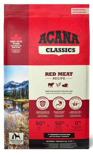 64%OFF!】 アカナ acana クラシック レッドミートレシピ 赤身肉 11.4kg