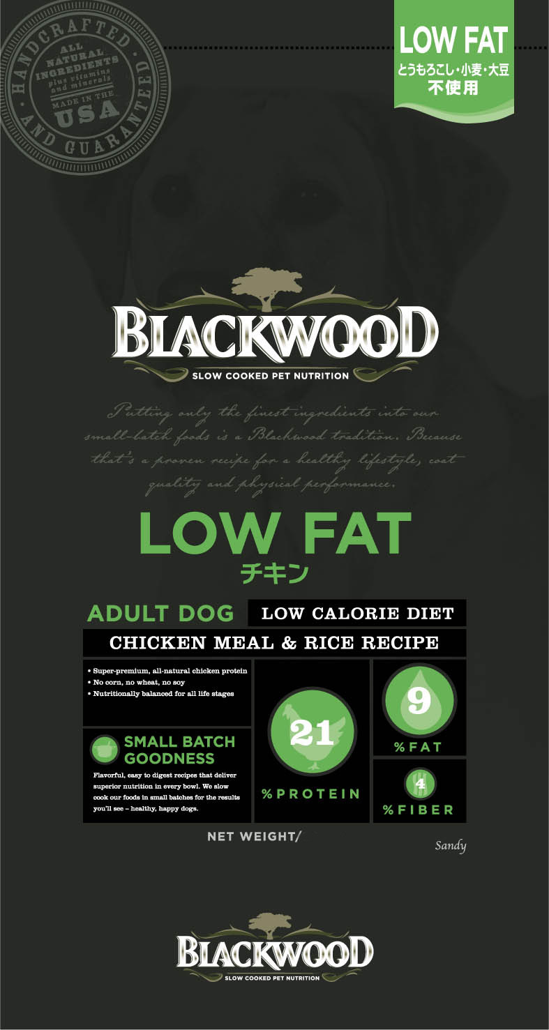 ブラックウッド LOW FAT チキン 全犬種 成犬期-老齢期 20kg|UGペット 店