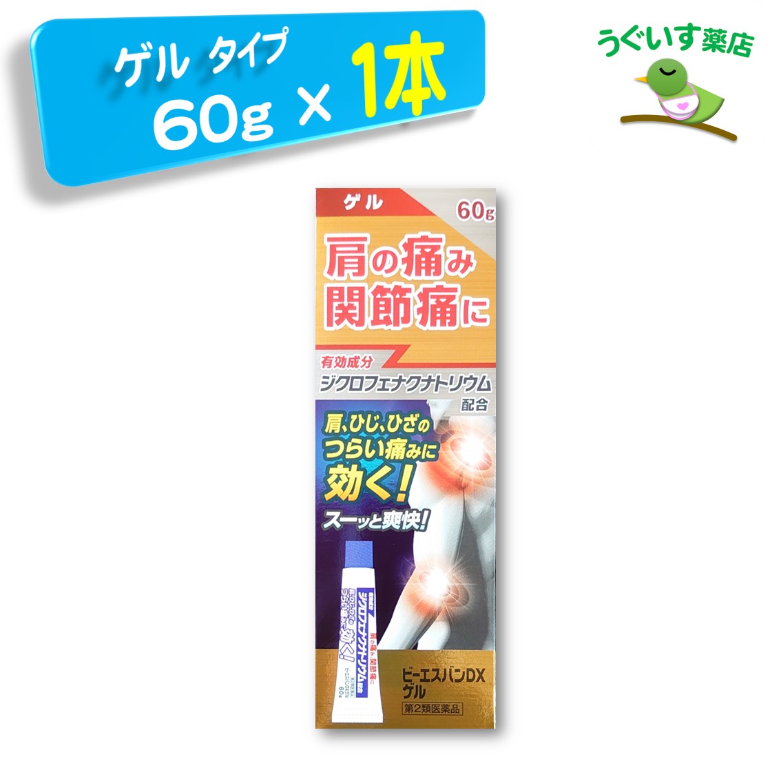 【第2類飲み薬】 P10倍！ ビーエスバンDX 先だつもの 60g 大焼セッコウ盛堂 鎮痛消炎剤 ジクロフェナク ボルタレン