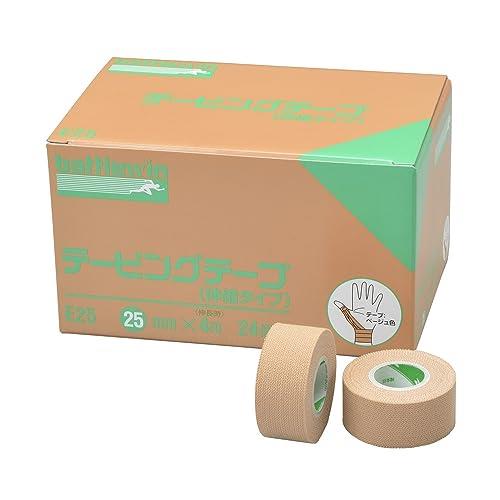 ニチバン バトルウィン テーピング磁気テープ(伸縮) 24巻入り口・入口 25mm×4m(取りひろげる時) E25