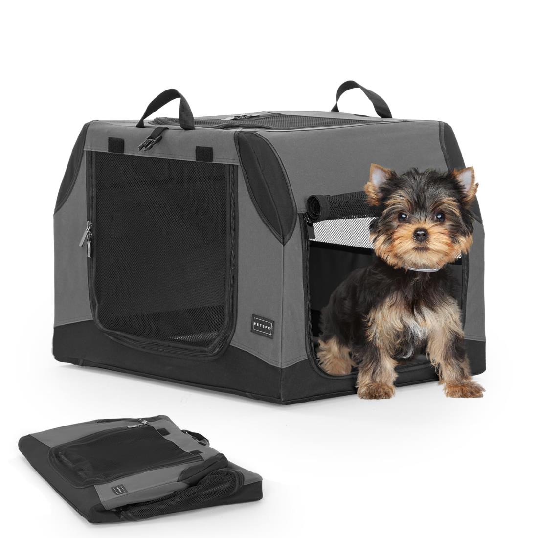 【美品】Petsfit 大型犬 ソフトクレート ペットケージ　ペットハウス Amazon.co.jp: Petsfit ソフトクレート ペットケージ 犬用