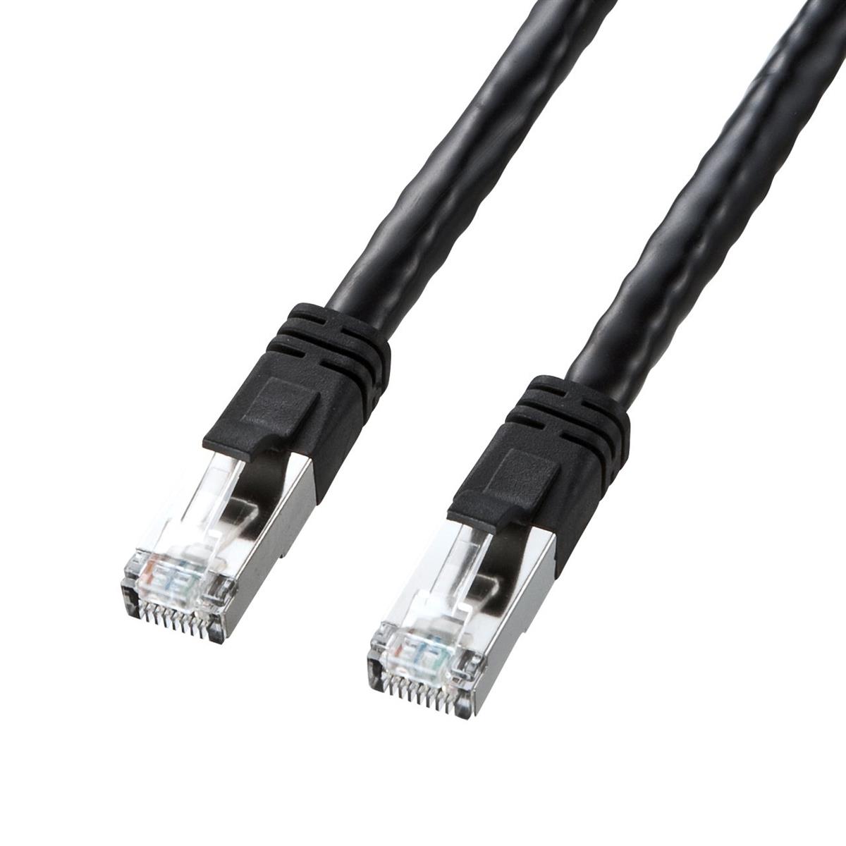 サンワサプライ PoE CAT6 ローカルエリアネットワーク有線テレビ 30m 黒いこと KB-T6POE-30BK