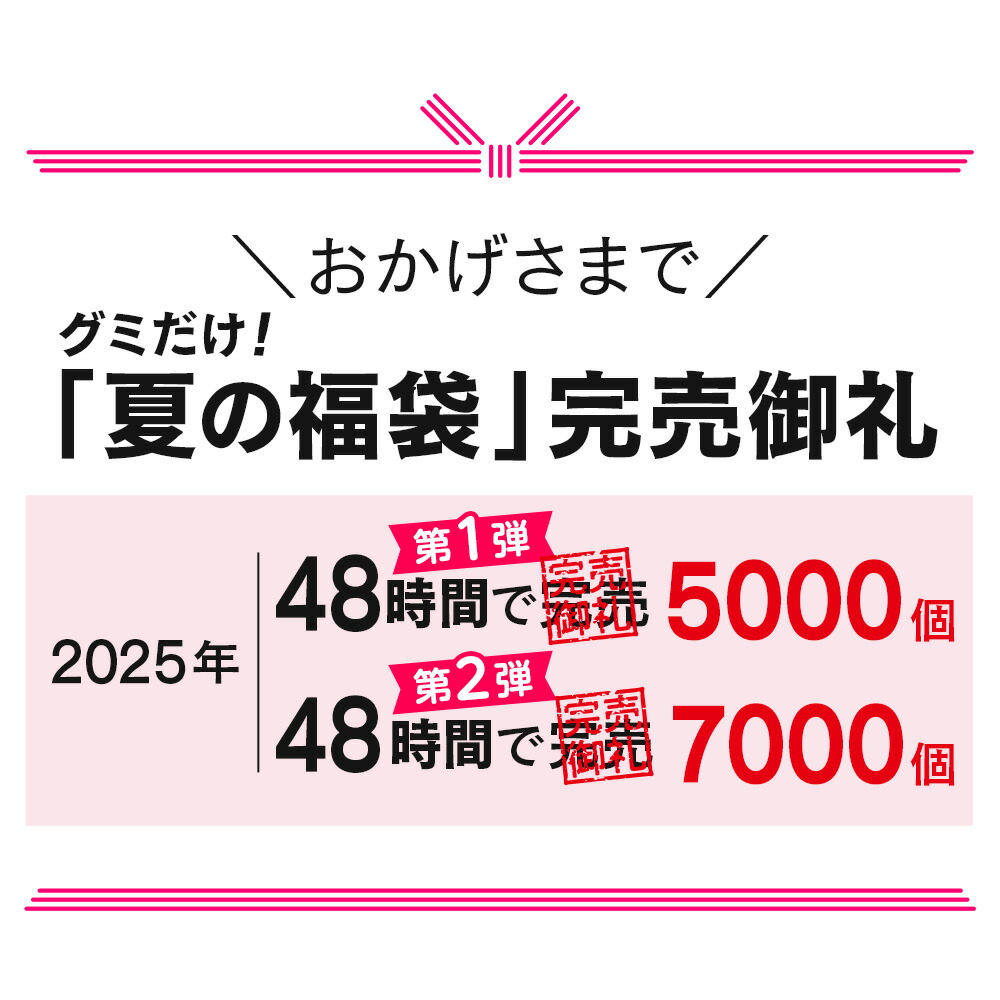 公式】総合ランキング1位獲得！【送料無料】UHA味覚糖 裏グミ福袋2026