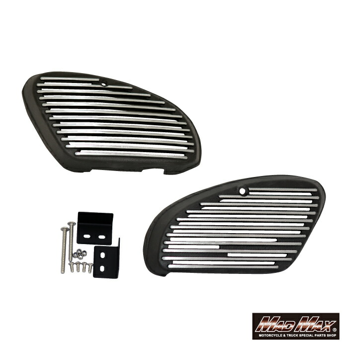 【送料無料】★マッドマックス★ ホンダ リトルカブ / スーパーカブ50/70/80 STD・DX 用 アルフィンカバー 左右セット フィン削りだしブラック サイドカバー　(MM19-H010-03) MADMAX HONDA 8,301円