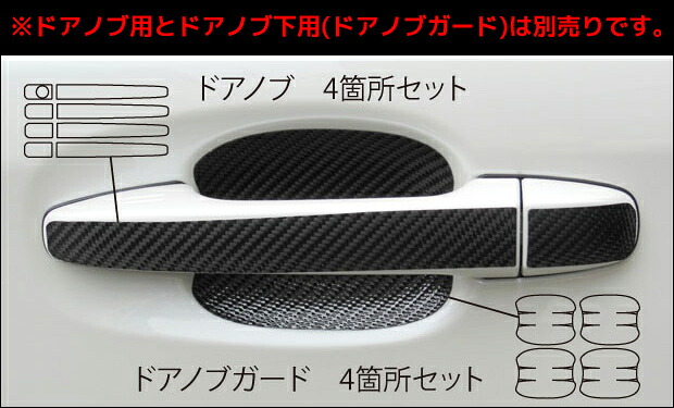 【ポスト便送料無料！】 ハセプロ　マジカルカーボン　 ★ドアノブガード★　 スバル フォレスター　SJG/SJ5　（H24/11～） ブラック/ シルバー/ ガンメタ/ レッド/ ピンク/ ブルー