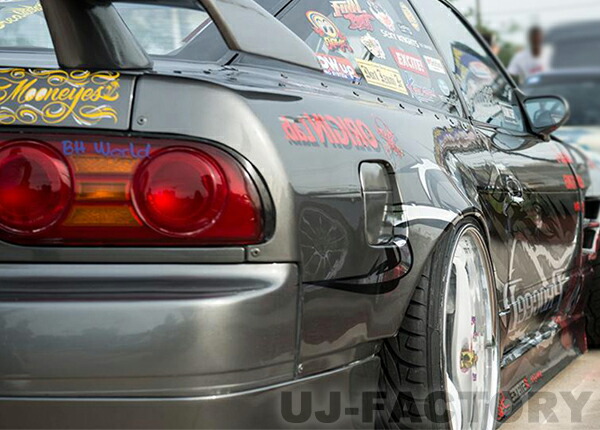 オリジンラボ　ブリスターフェンダー　180sx さいたま市 楽天市場】180SX +20mm フロントフェンダー シングルダクト 左右