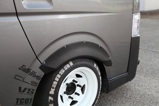 【H】バトル ワークス　オーバーフェンダー Mサイズ①②セット 楽天市場】バトルワークス左右 Mサイズ ビス留め オーバー