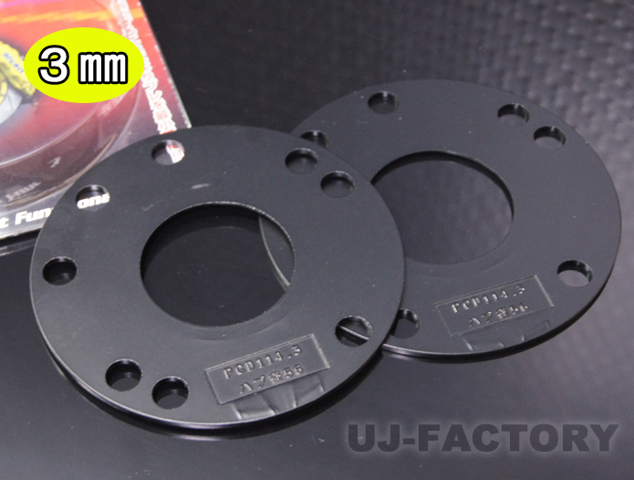 大人気! JDM ハイクオリティホイールスペーサー 2枚セット 5mm 4穴 5穴共通 ハブ径56φ ホンダ ミツビシ  スバル車の一部 その他 JHS-R05