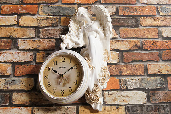 【楽天市場】【即納】 天使のブラケット時計♪ エンジェル/ANGEL 壁掛け時計 CLOCK クロック 女神:UJ-FACTORY