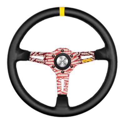 【正規品】MOMO ステアリング ウルトラ ジャパン レッド ブラック レザー ULTRA JPN RED BLACK LEATHER UJ-03