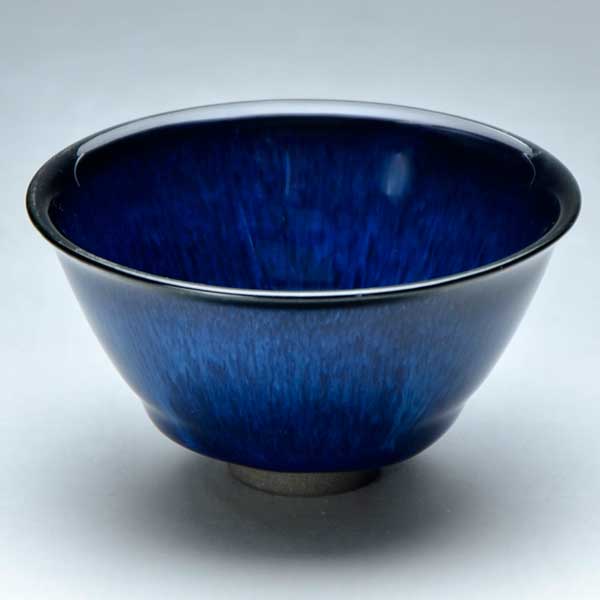 楽天市場】京焼 清水焼 星雲天目盃 陶あん : 京焼清水焼専門店 松韻堂