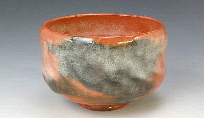 抹茶碗 抹茶茶碗 茶道具 京都 京焼 清水焼 瀬戸もの製 日本製 器 茶道具 抹茶碗 1客 紙九鼎大呂 赤楽上（あから引き札ょう） 今めかしい 御膳上等 差し上げ物 一般受け 和食器
