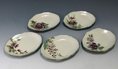 楽天市場】皿 おしゃれ 京焼 清水焼 陶器製 日本製 器 皿 5枚セット 白