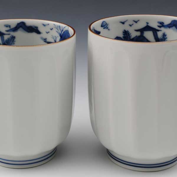 京焼 清水焼 組湯呑 花唐草 はなからくさ UBK 全品新品未開封