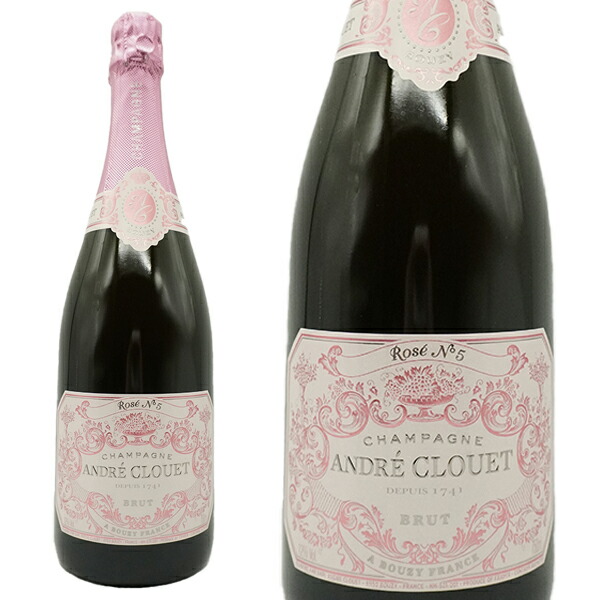 楽天市場】アンドレ クルエ / ブリュット ロゼ ナンバー ファイブ [NV