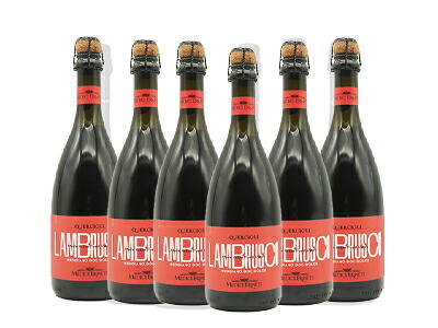 【送料無料/6本セット】メディチ エルメーテ クエルチオーリ レッジアーノ ランブルスコ ドルチェ NV 750ml×6本 ケース[6本入り] 正規 750ml