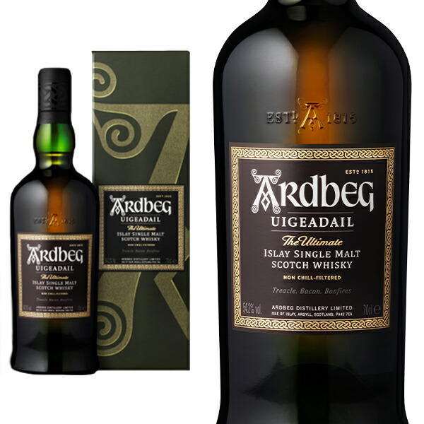 Ardbeg Uigeadail 700ml 54.2% アイラシングルモルト アードベッグ ウーガダール 54.2% 700ml 箱付 シングルモルト